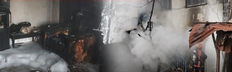 Babası traktörü vermedi evi yaktı