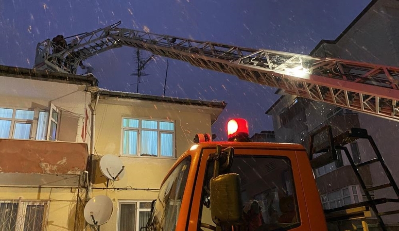 Baca yangını korkuttu