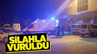 Bacağından silahla vuruldu