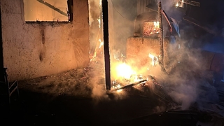 Bağ evinde yangın çıktı