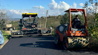 Bağlantı yolu asfaltlandı