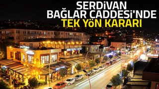 Bağlar Caddesi için tek yön kararı