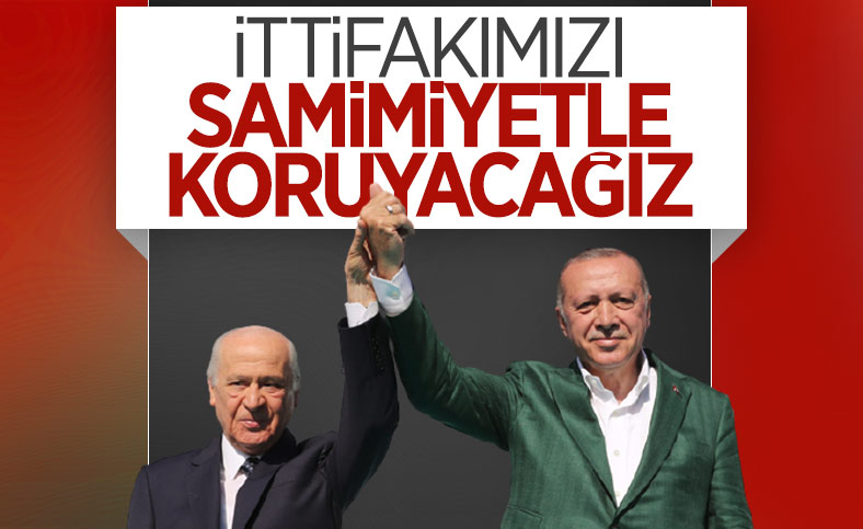 Bahçeli: Cumhur İttifakı'nın muazzez varlığını samimiyetle koruyacağız