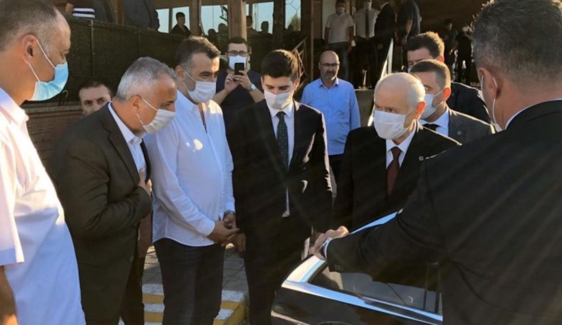 Bahçeli Hendek'te mola verdi