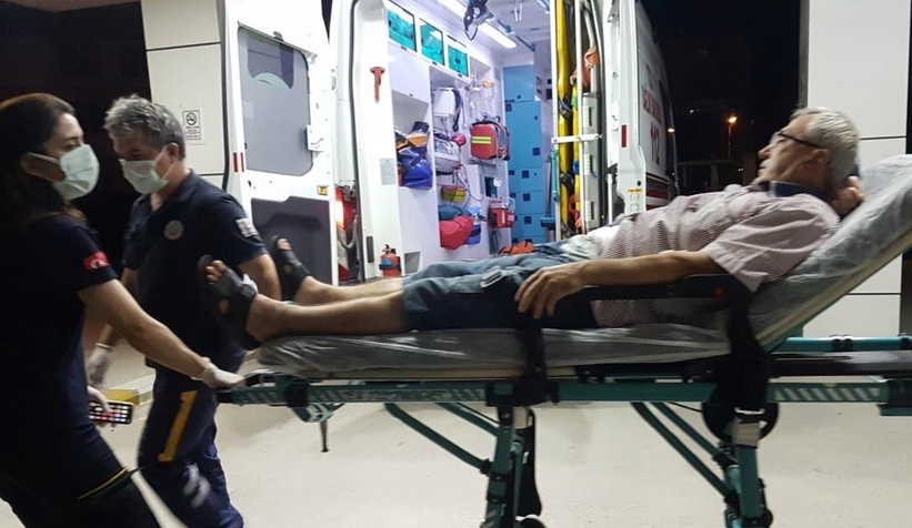 Bahçesinde otururken magandanın kurbanı oldu