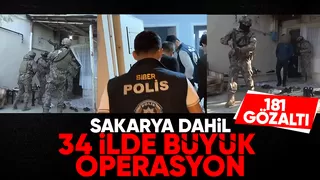 Bahis, dolandırıcılık ve çocuk müstehcenliği operasyonu: 181 gözaltı