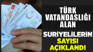 Bakan açıkladı: İşte Türk vatandaşlığı alan Suriyelilerin sayısı