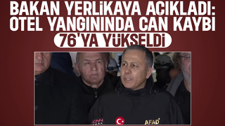 Bakan açıkladı; Yangında can kaybı 76'ya yükseldi