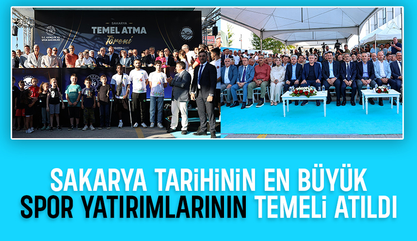 Bakan Bak Sakarya'da; Şehrin en büyük spor yatırımları hayata geçiyor