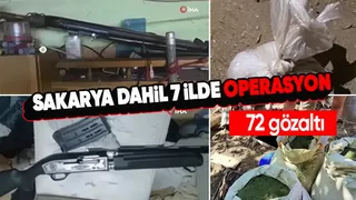 Bakan duyurdu: 72 gözaltı