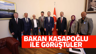 Bakan kasapoğlu'nu ziyaret ettiler
