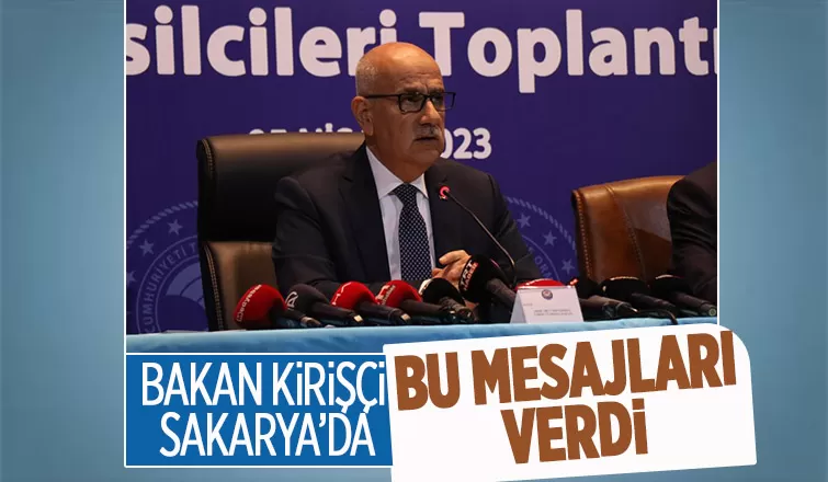 Bakan Kirişçi Sakarya'da tarım sektörü temsilcileir ile buluştu