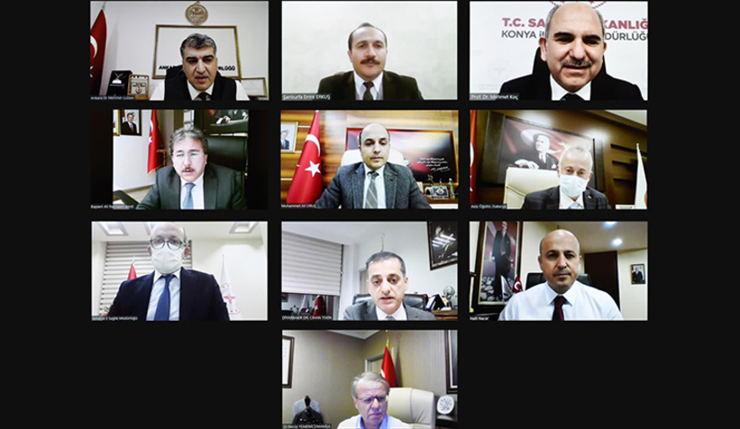 Bakan Koca, Sağlık Müdürü ile görüştü