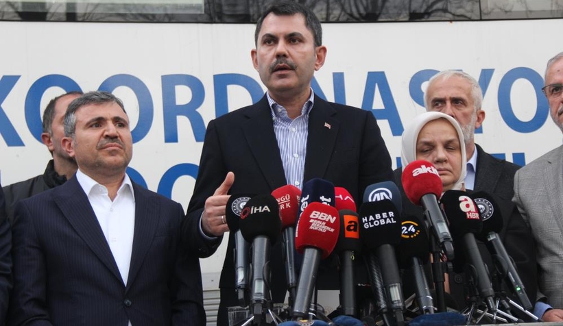 Bakan Kurum: 321 binamızda hasar tespiti yaptık