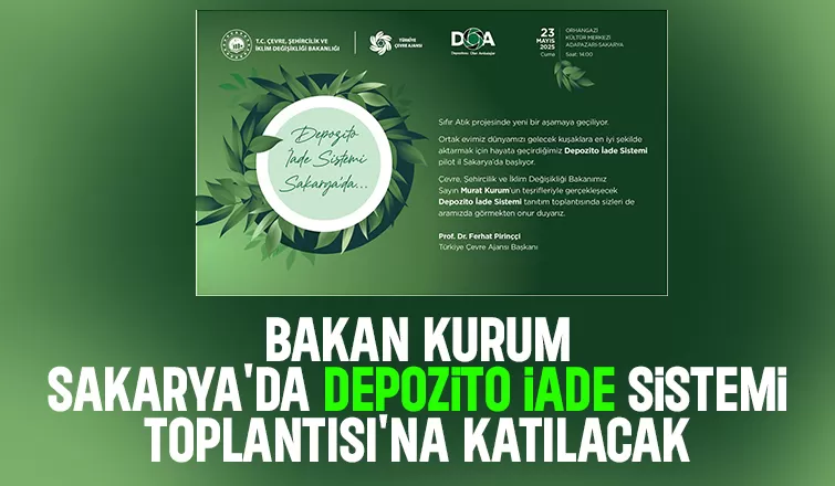 Bakan Kurum Sakarya'ya geliyor