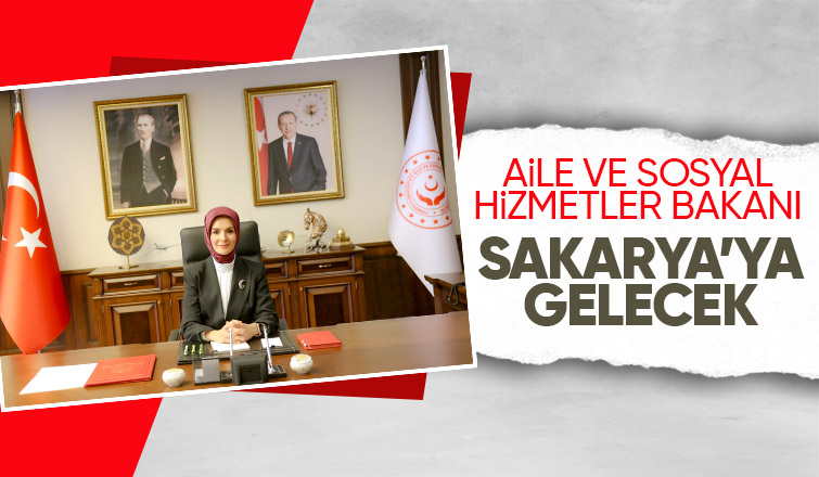 Bakan Mahinur Özdemir Göktaş'ın Sakarya programı belli oldu