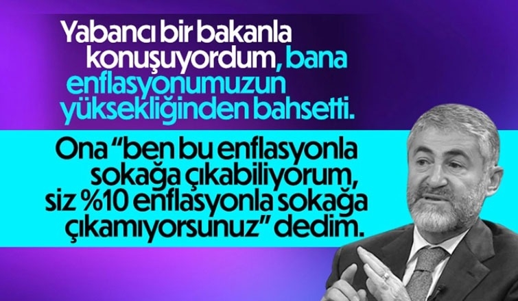 Bakan Nebati, yabancı bakanla yaptığı enflasyon muhabbetini anlattı