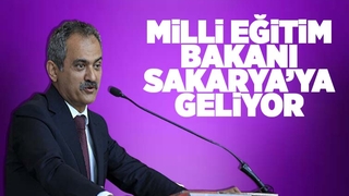 Bakan Özer Sakarya’ya geliyor