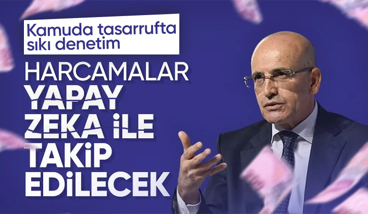 Bakan Şimşek duyurdu: Kamu harcamalarına yapay zekalı takip