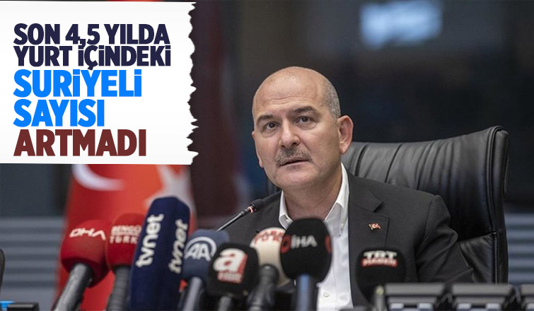 Bakan Soylu'dan Suriyeliler açıklaması