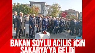 Bakan Süleyman Soylu Sakarya'da açılışa katıldı