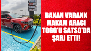 Bakan Varank makam aracı Togg'u Sakarya'da şarj etti