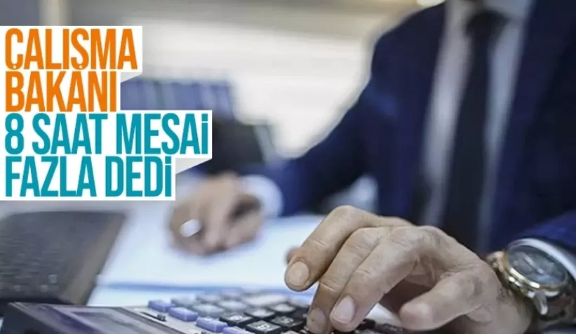 Bakan Vedat Bilgin'den çalışma saatlerini düşürme mesajı