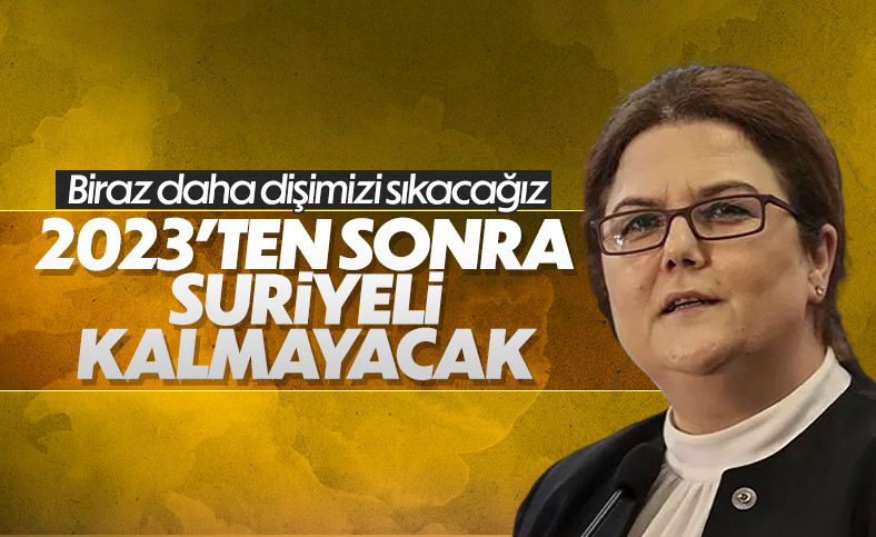 Bakan Yanık: 2023’ten sonra Suriyeliler kalmayacak