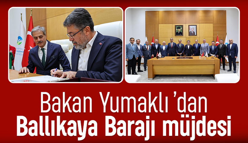 Bakan Yumaklı'dan Ballıkaya Barajı açıklaması