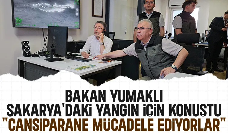 Bakandan Sakarya'daki yangınla ilgili açıklama
