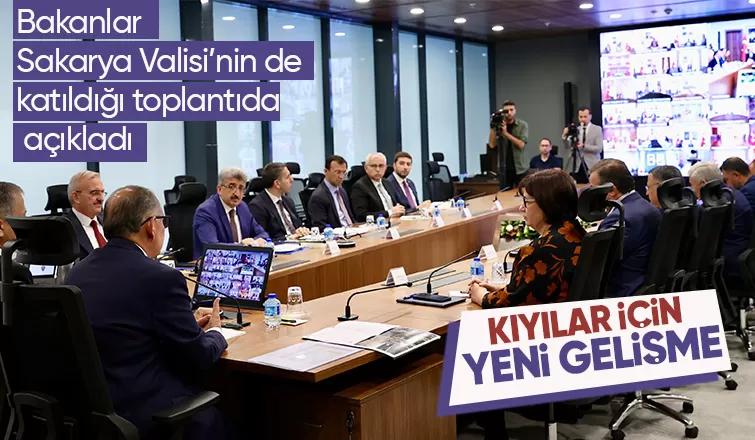 Bakanlar denize kıyısı olan 28 ilin valisi ile toplantı yaptı