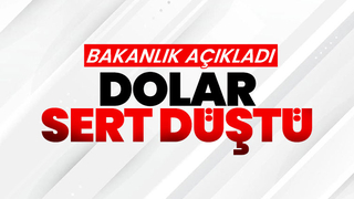 Bakanlık açıkladı dolarda sert düşüş