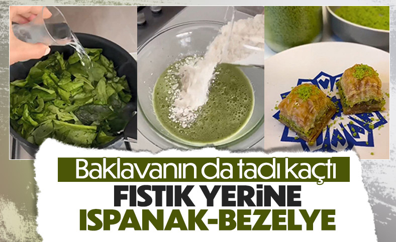 Baklavada ıspanak ve bezelye oyunu