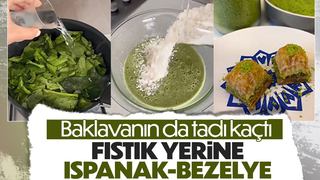 Baklavada ıspanak ve bezelye oyunu