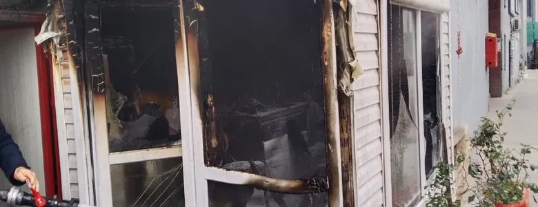 Bakliyat şirketinin deposunda yangın