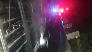 Balatalar ısındı yangın çıktı