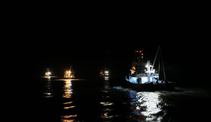 Kasalar dolusu palamutla döndüler