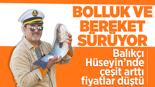 Balıkçı Hüseyin'de tezgahlarda şenlendi, fiyatlar düştü