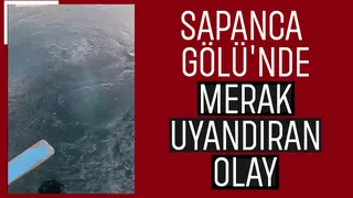 Balıkçılar kayda aldı; Sapanca Gölü’nde gizemli fokurdama