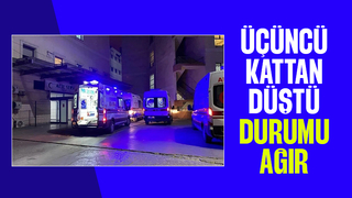 Balkondan düşen kişi ağır yaralandı