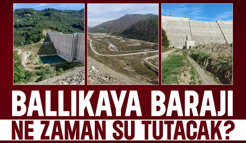 Ballıkaya Barajı'nda son durum