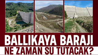 Ballıkaya Barajı'nda son durum