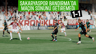 Bandırmaspor 1 Sakaryaspor 1
