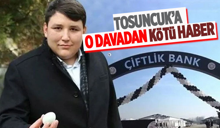 Bank ifadesini izinsiz kullanan Tosuncuğa hapis talebi