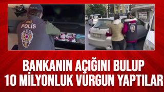 Bankanın açığını kullanıp büyük vurgun yaptılar