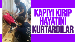 Banyoda düşen Bedriye Teyze’nin hayatını kurtardılar