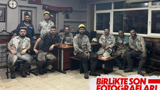 Bartın'daki patlama öncesi madencilerin son fotoğrafları