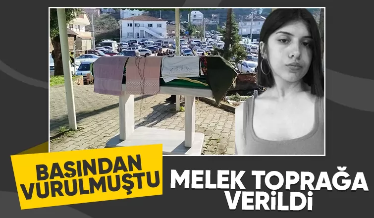 Başından vurulan genç kıza acı veda