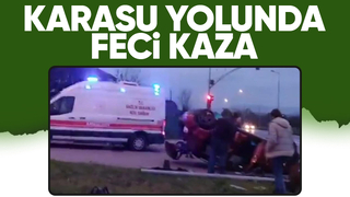 Başka araçla çarpışan otomobil takla attı: 1 yaralı