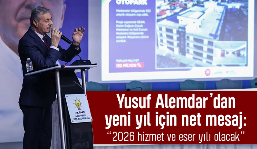 Başkan Alemdar: 2026 hizmet ve eser yılı olacak